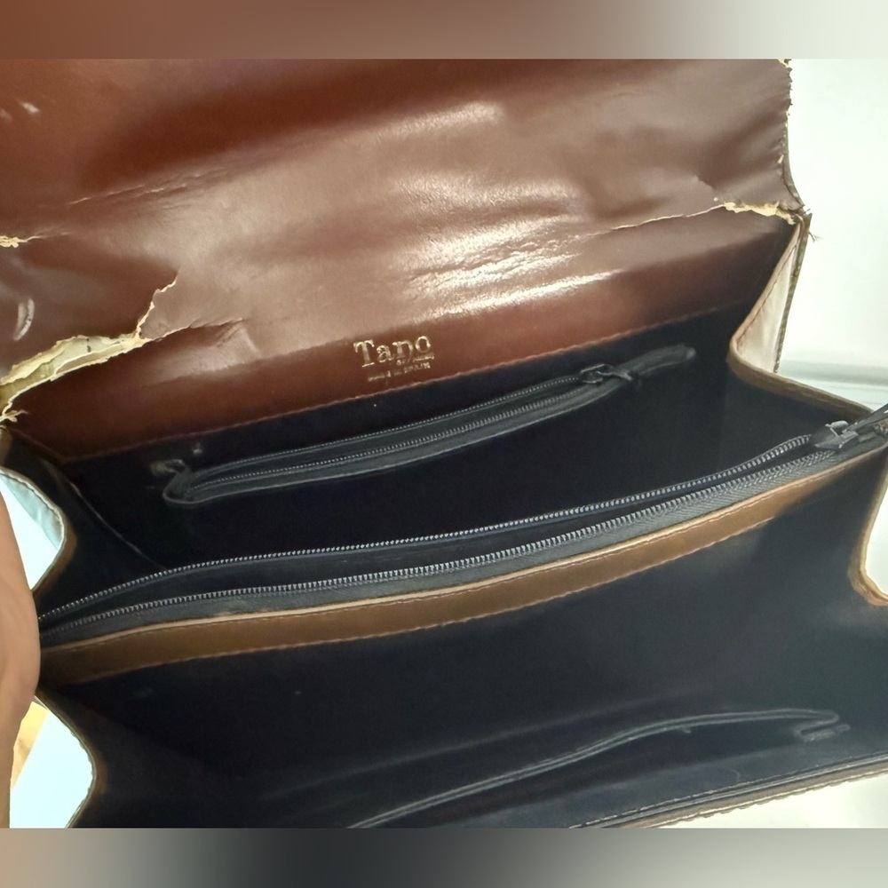 TANO Italy Genuine Leather Vintage Purse - Picture 7 of 10